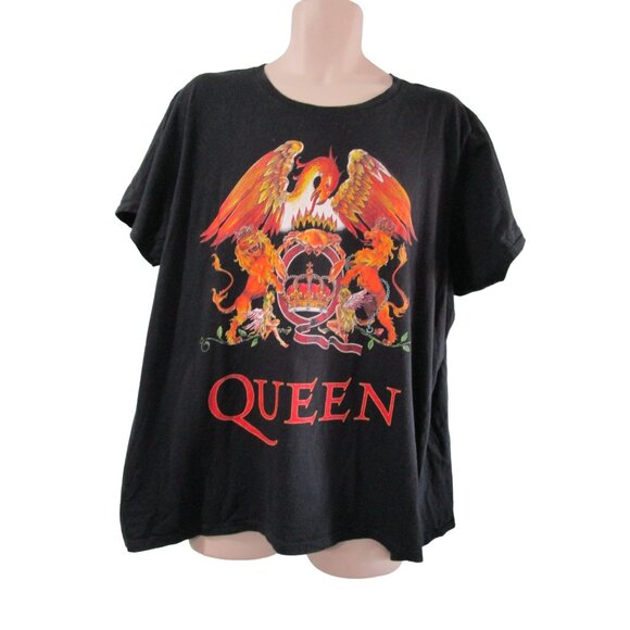 Queen Band T Shirt Port Company Ladies 3XL Black Rock Concert Tee EUC - Picture 8 of 10